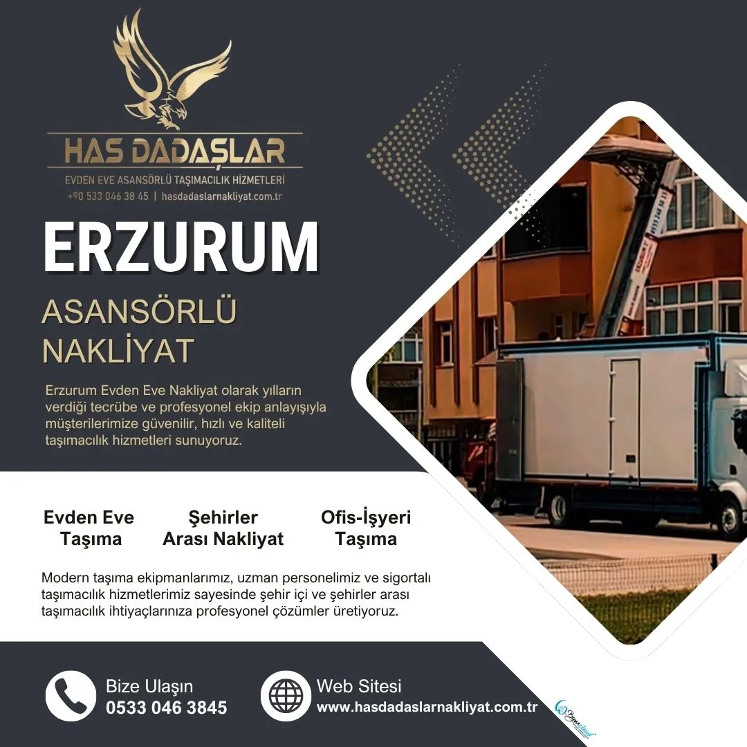 Erzurum Asansörlü Nakliyat