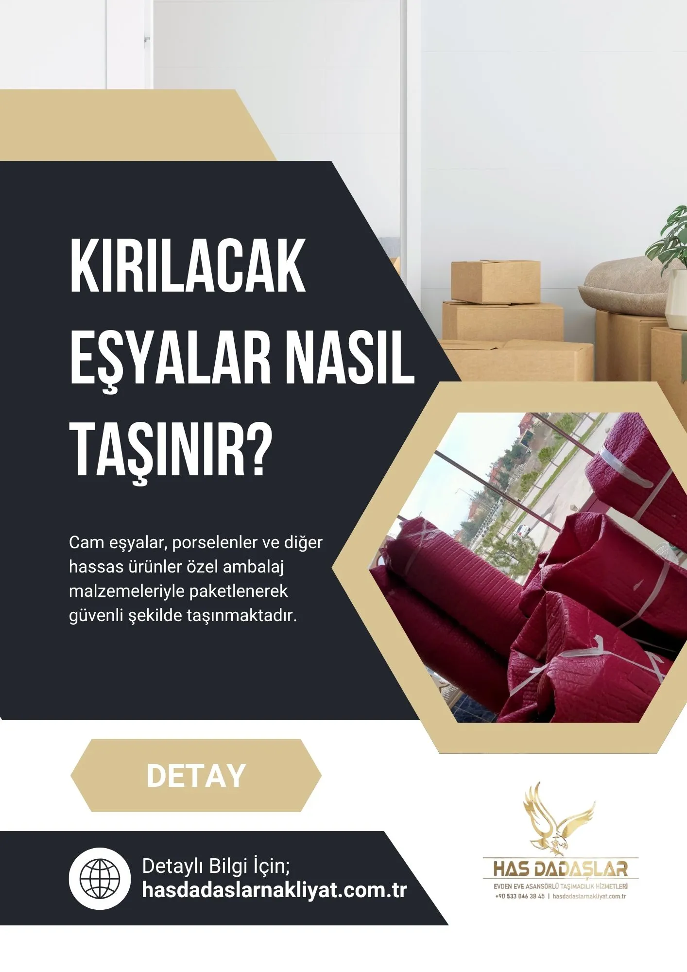 Kırılacak eşyalar nasıl taşınır?